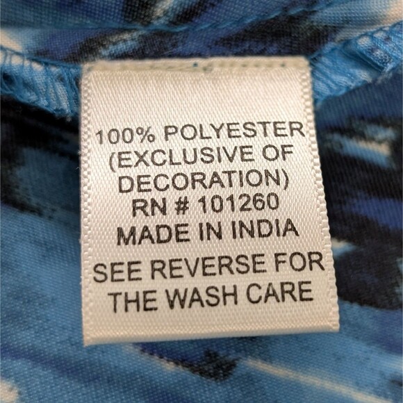 Her Destiny Midi Maxi Skirt Women's Petite PXL White/Blue Elastic Tie Waist Boho - Picture 4 of 12